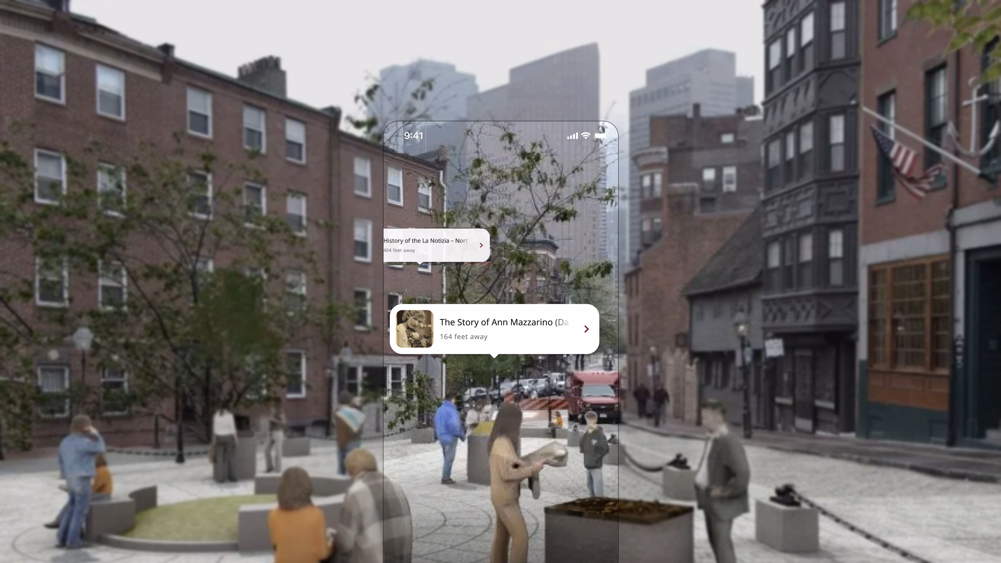 Boston North End Public Art — AR museum experience