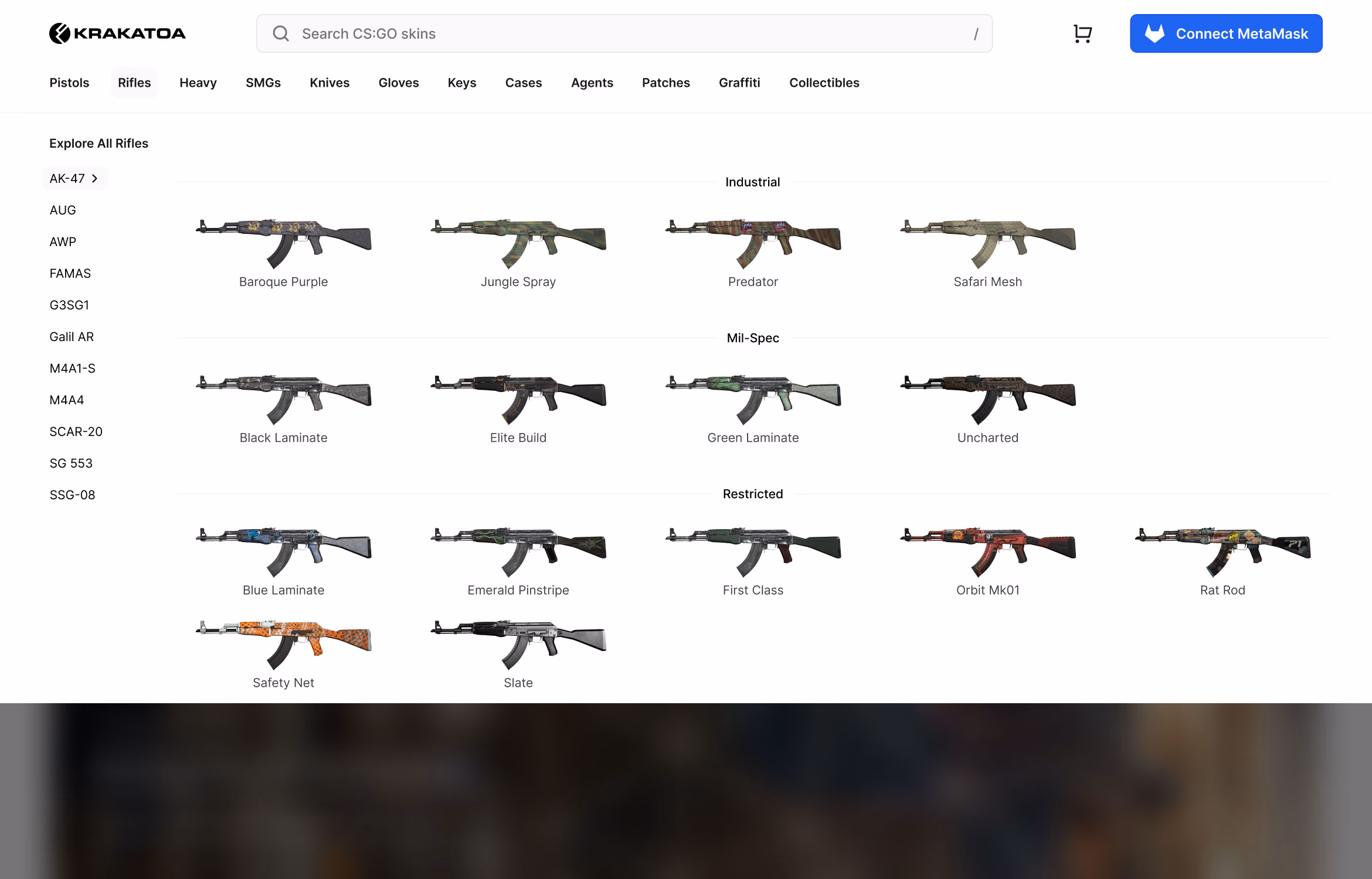 Apple.com-inspired mega menu — full product taxonomy at a glance