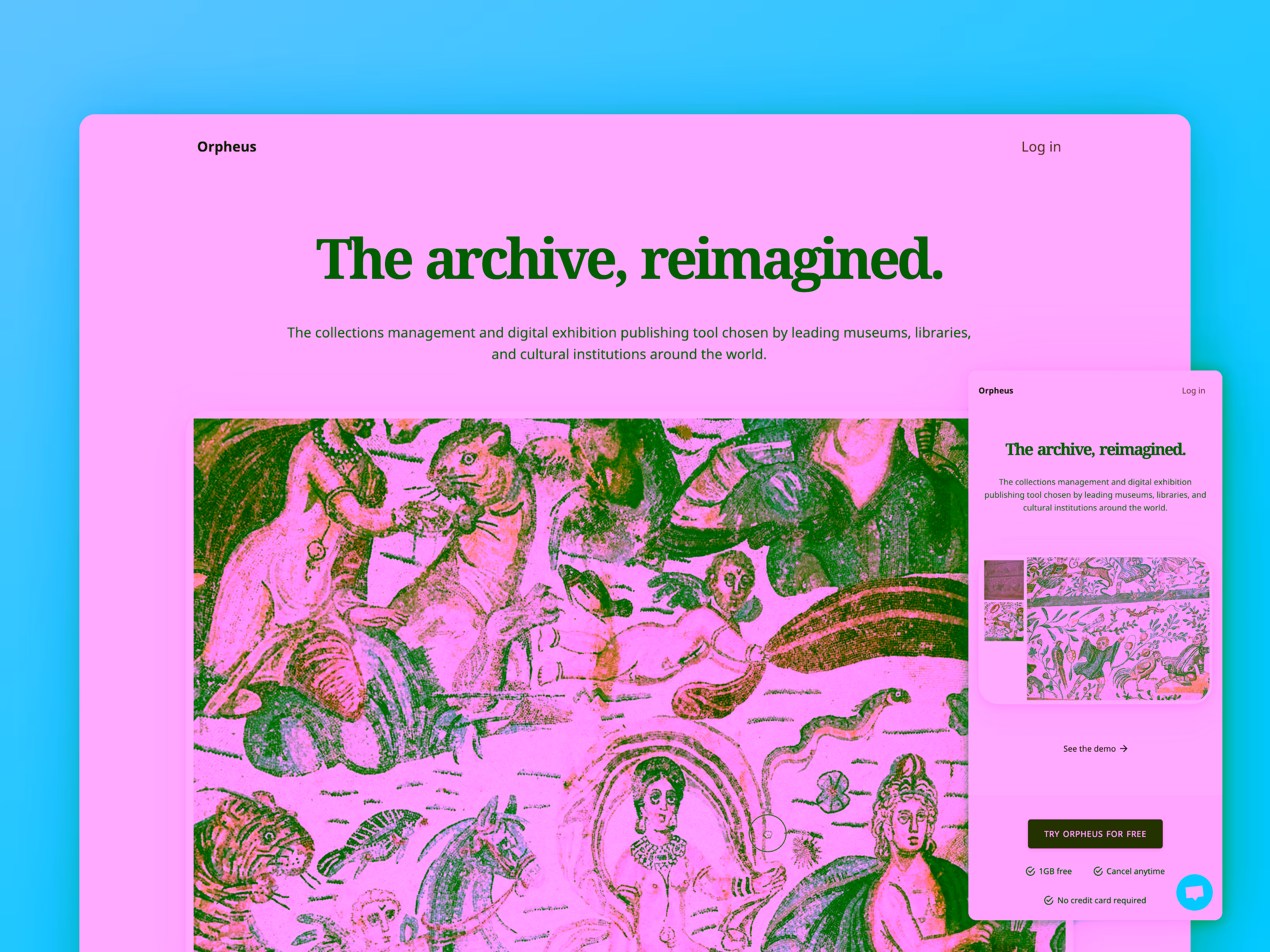Orpheus — digital archiving platform for Harvard, MIT, and humanities institutions