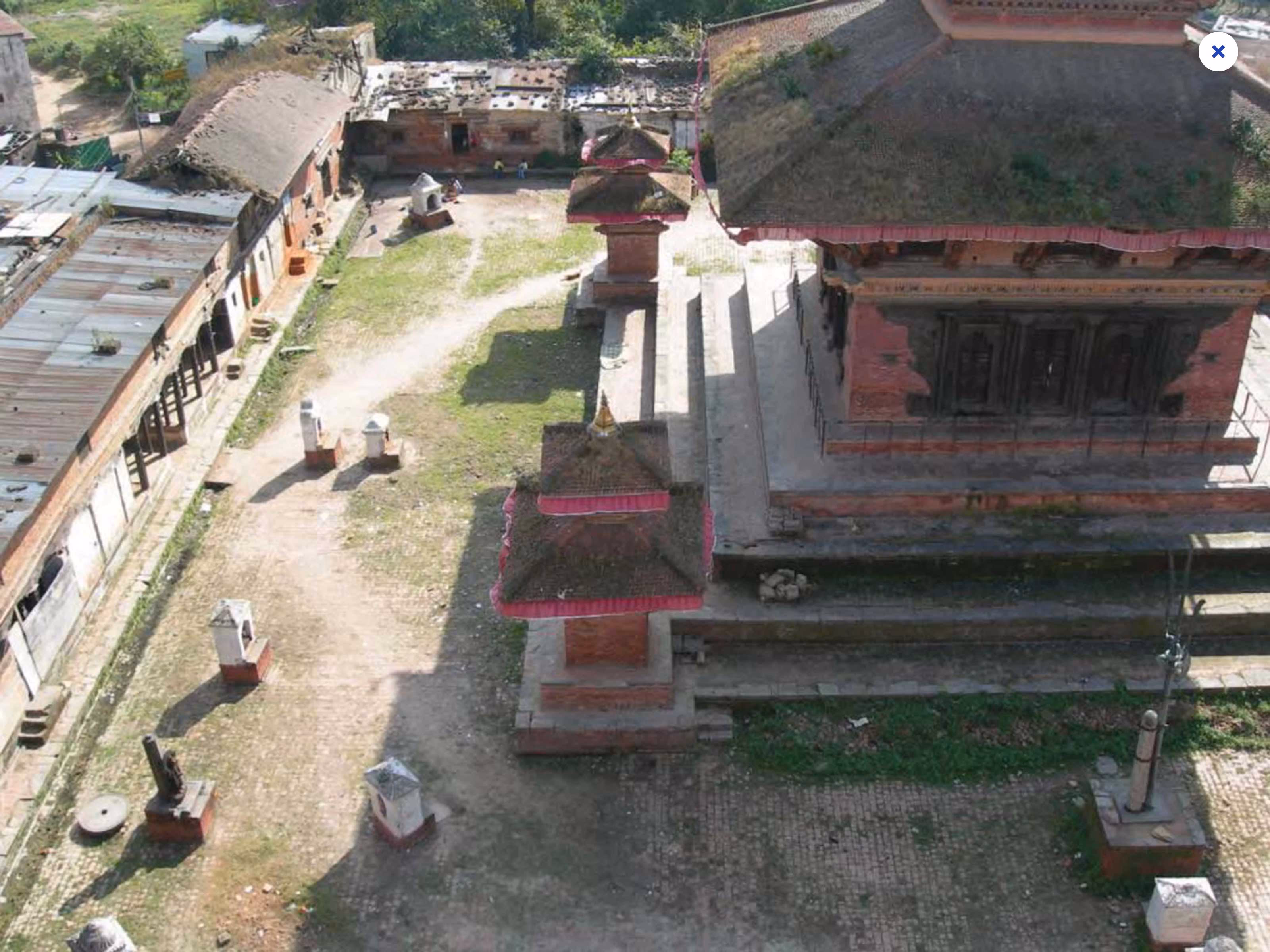 Aerial 360° drone view