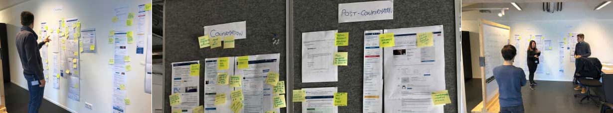 Mapping the current payment experience with the team