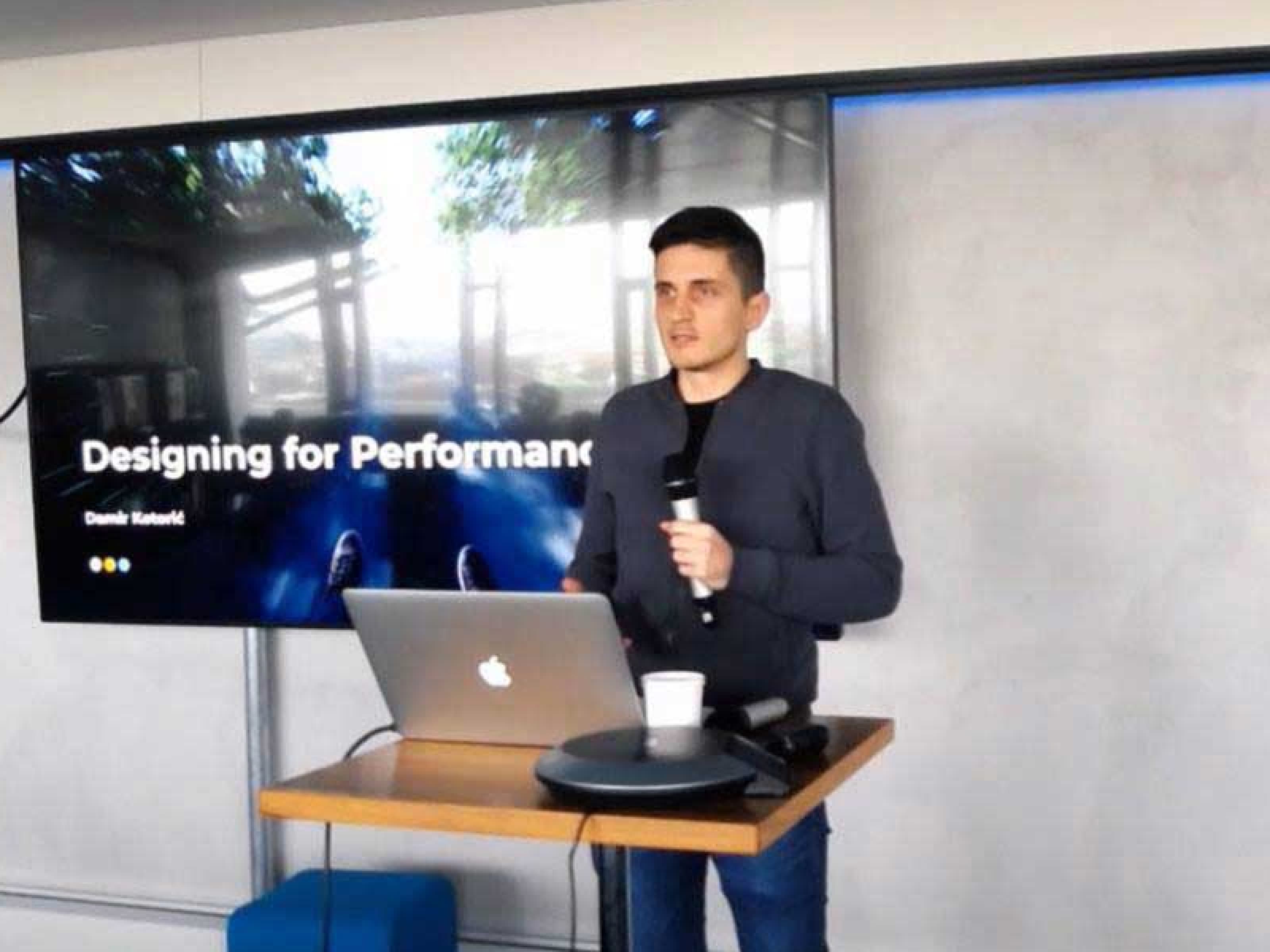 Presenting the redesign vision to all product teams