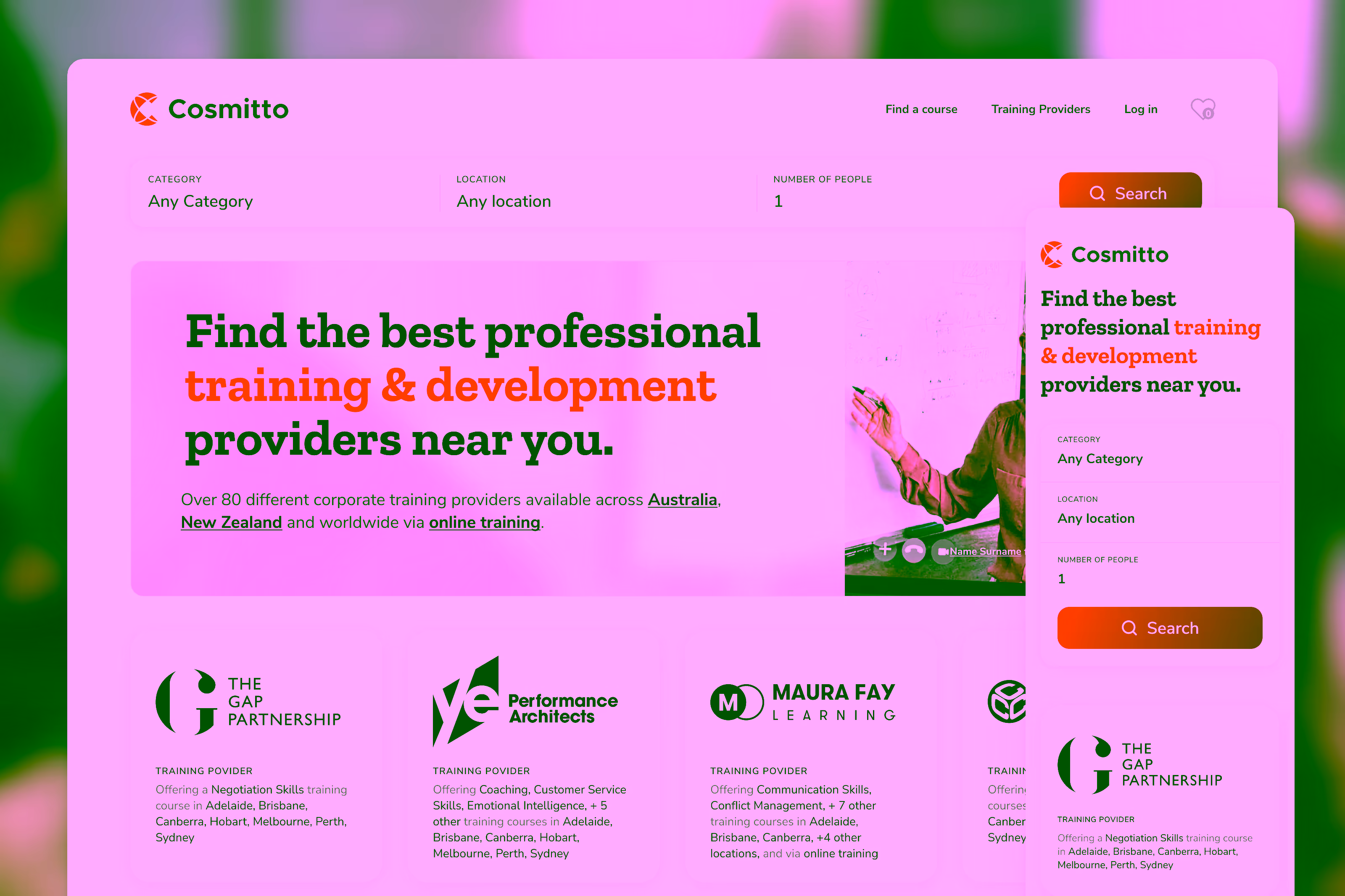 Cosmitto — corporate training marketplace