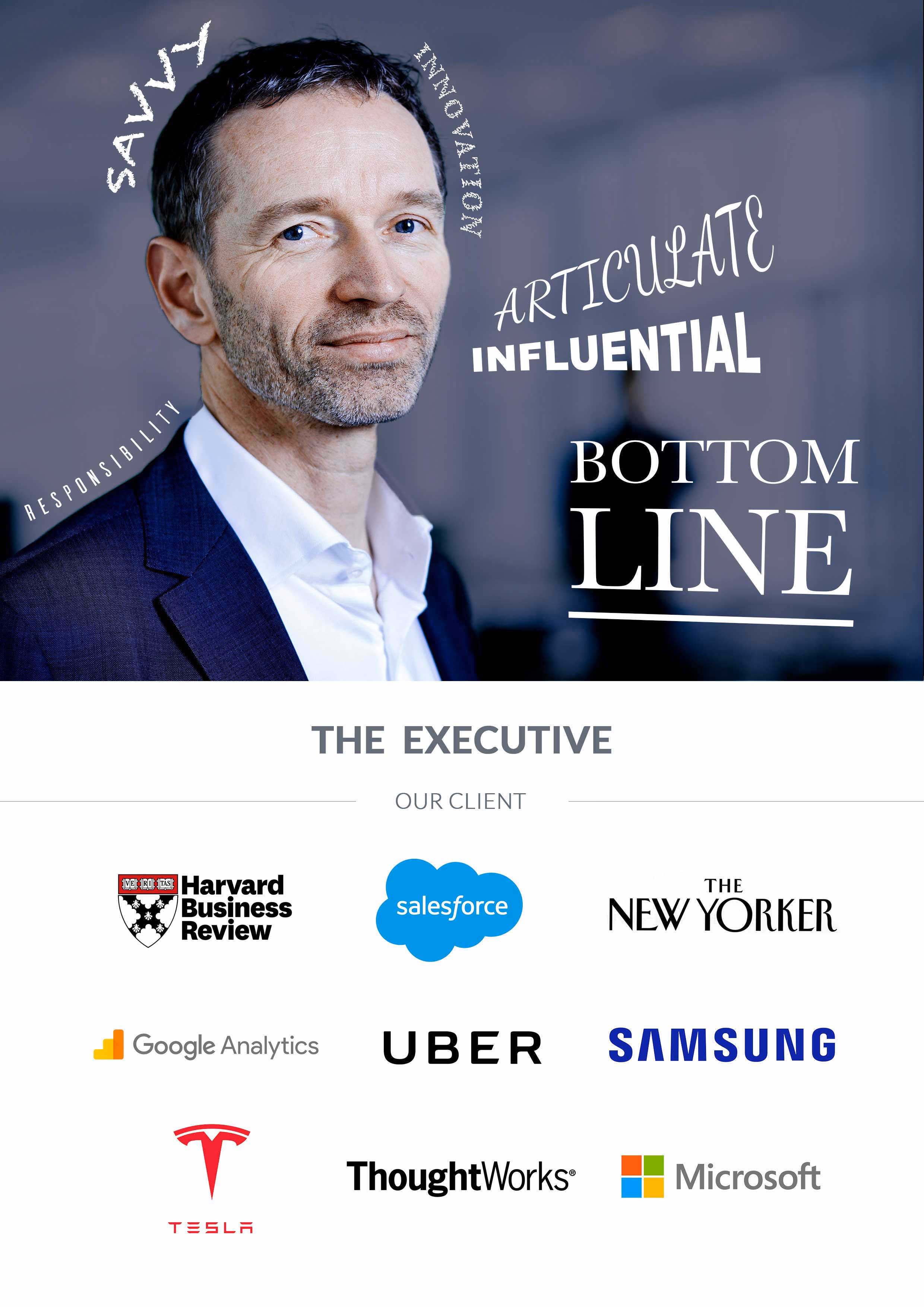 The Executive persona — a non-creative team member who needs to review and provide feedback on AI-generated concepts