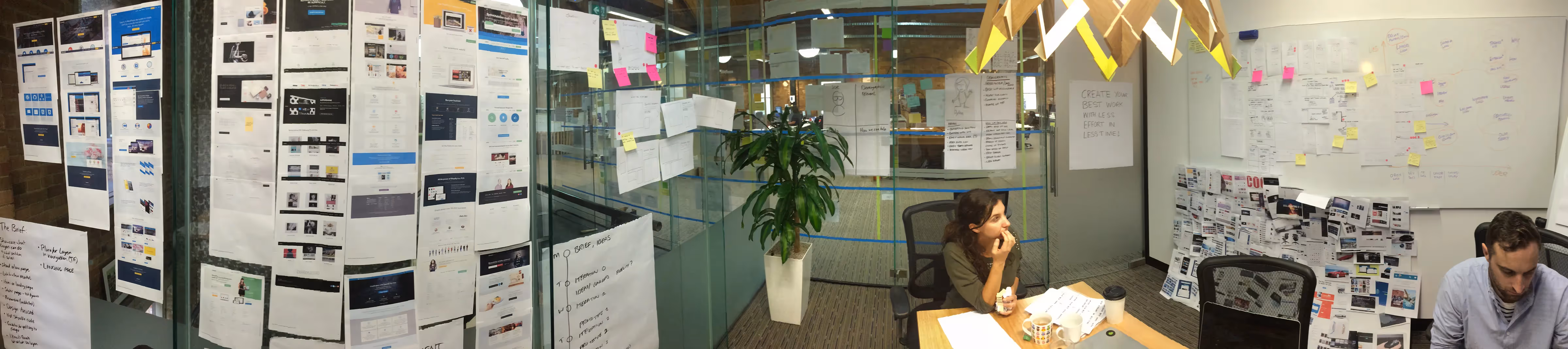 The design war room for the Layers sprint