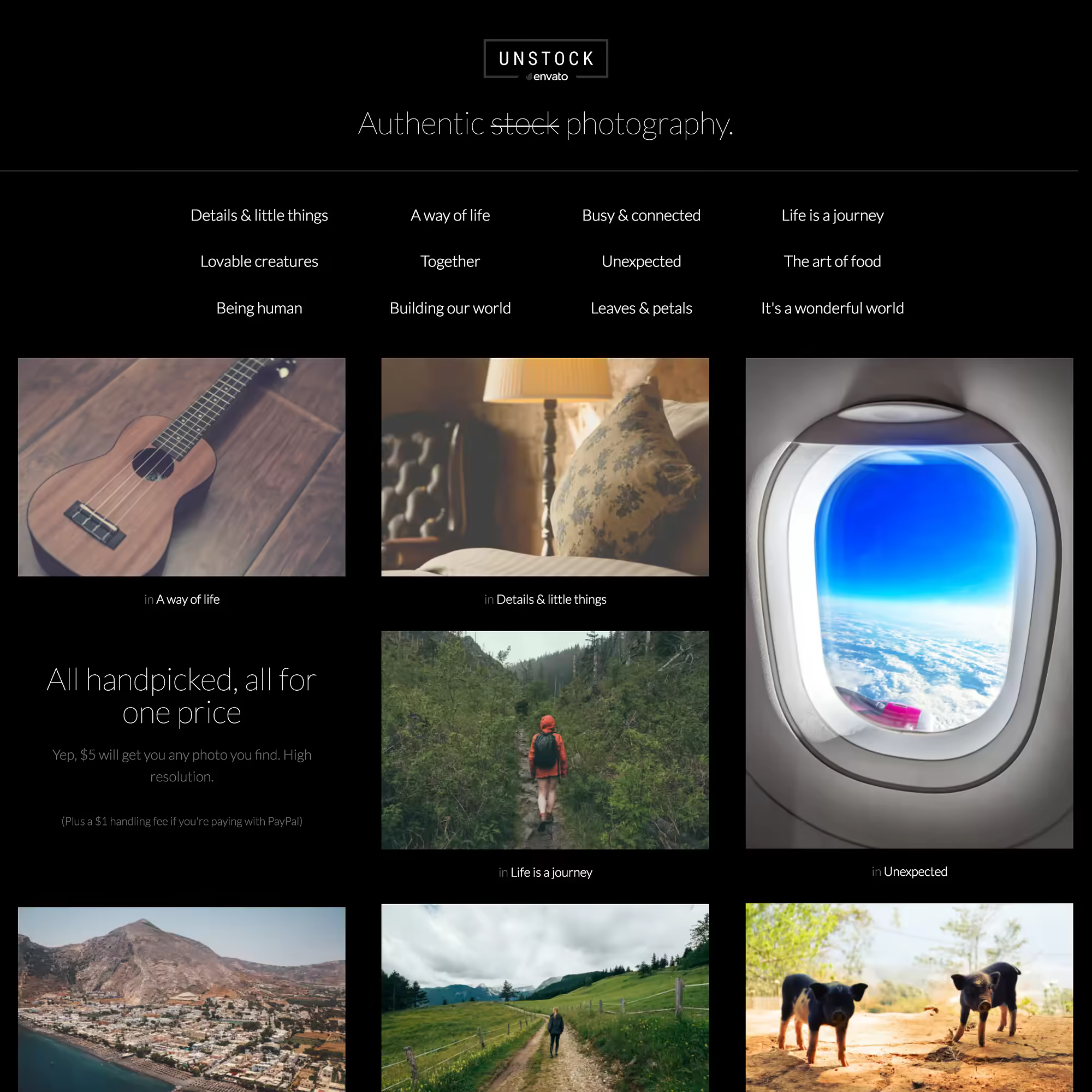 Unstock — a new take on stock photography