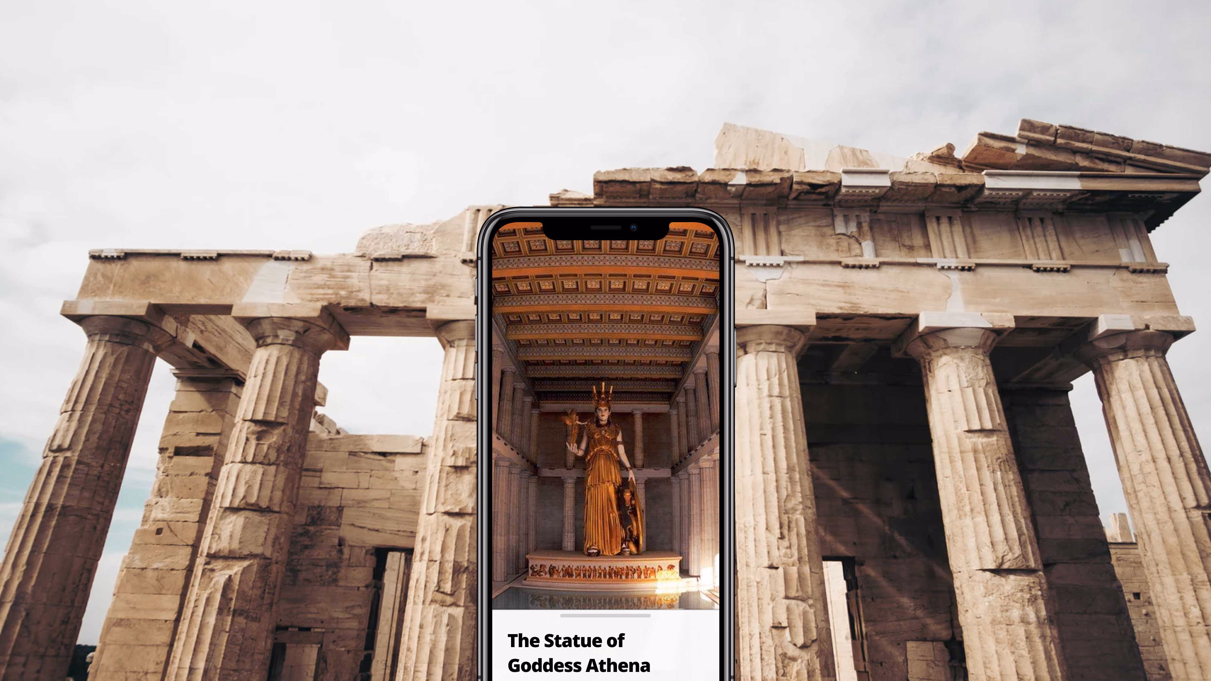 Concept 1 — AR resurrection of the lost Statue of Athena