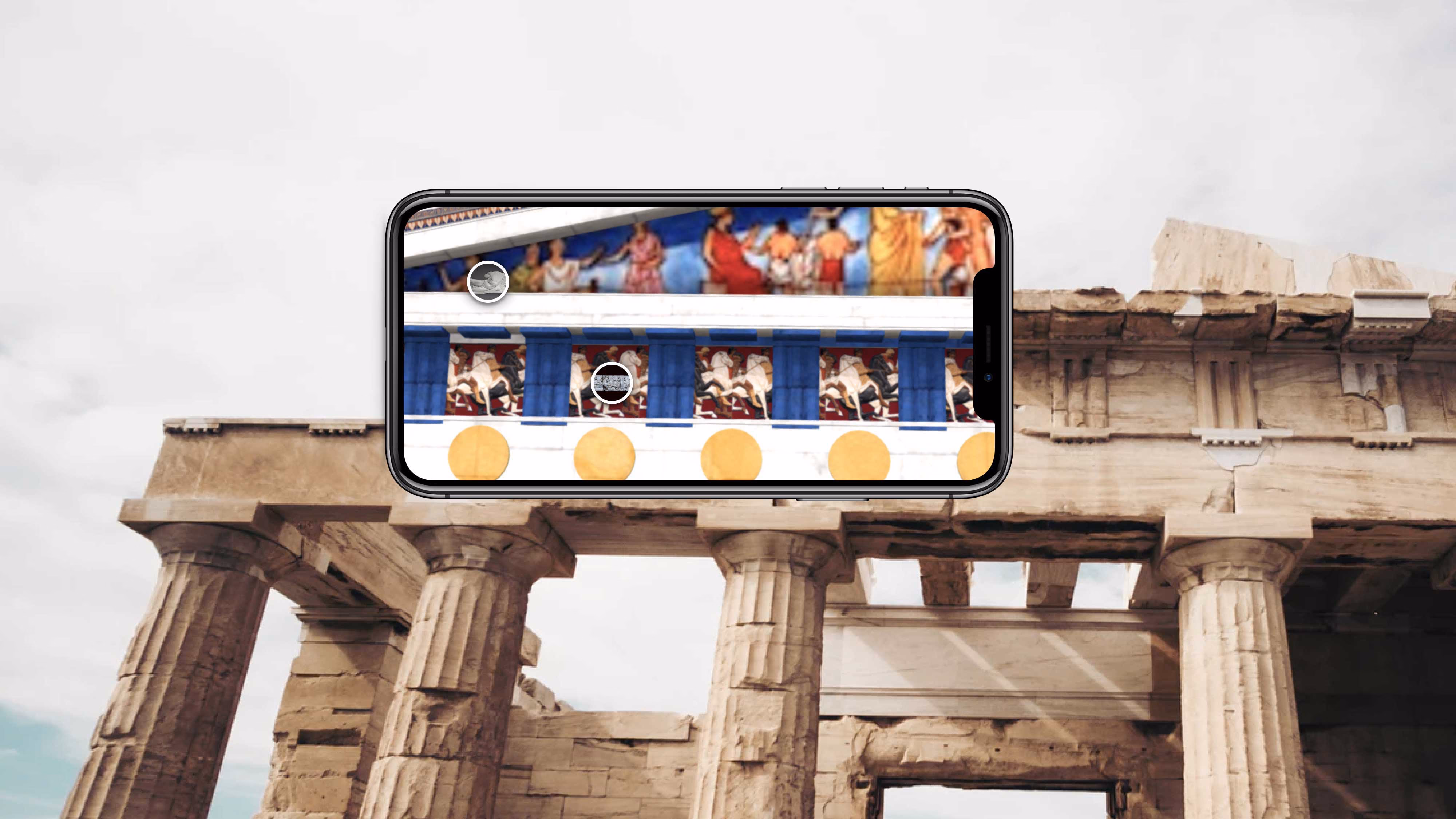 Annotation bubbles at points of interest